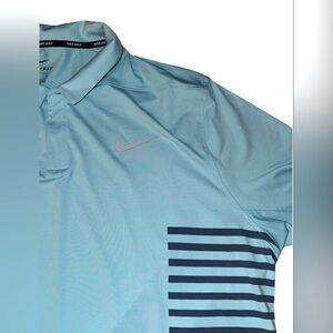 Nike Dri-Fit Standard Fit Golf Polo Shirt Men's Sz XL Swoosh Short Sleeve